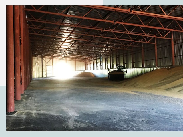 Строительство зернохранилищ в Воткинске