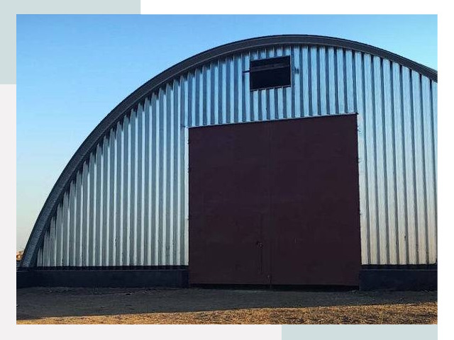 Бескаркасные ангары в Воткинске