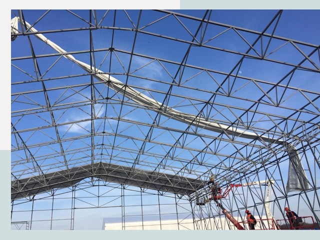 Шатровые ангары от 622 руб. в Воткинске и Удмуртская Республике