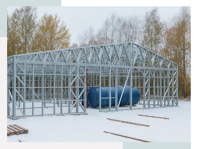 Металлические ангары в Воткинске