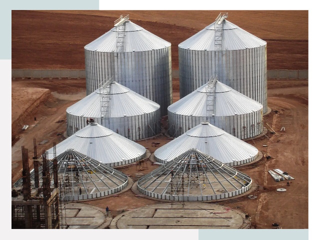 Строительство зерновых силосов в Воткинске