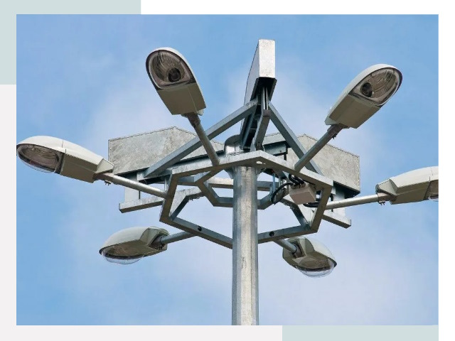 Монтаж осветительных мачт в Воткинске