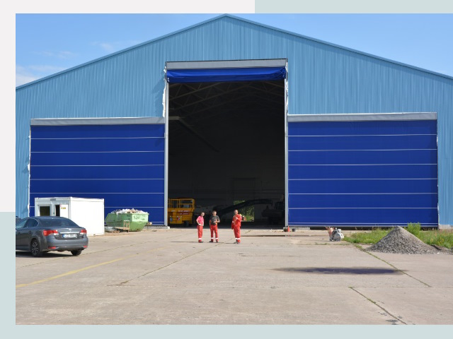 Ангарные ворота в Воткинск от СтальСтрой-Втк по цене 622 руб.