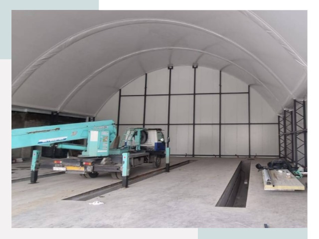 Внутреннее оснащение ангаров в Воткинске