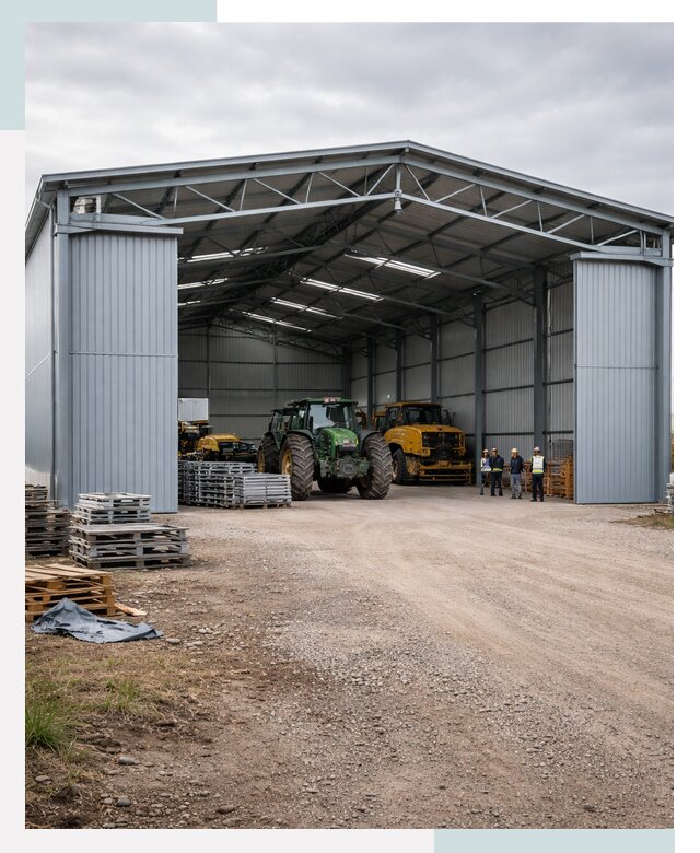 Ангары для сельхозтехники в Воткинске от 20720 р. | СтальСтрой-Втк