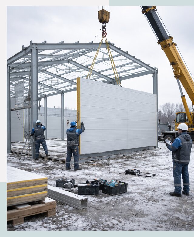 Строительство холодильных складов под ключ в Воткинске
