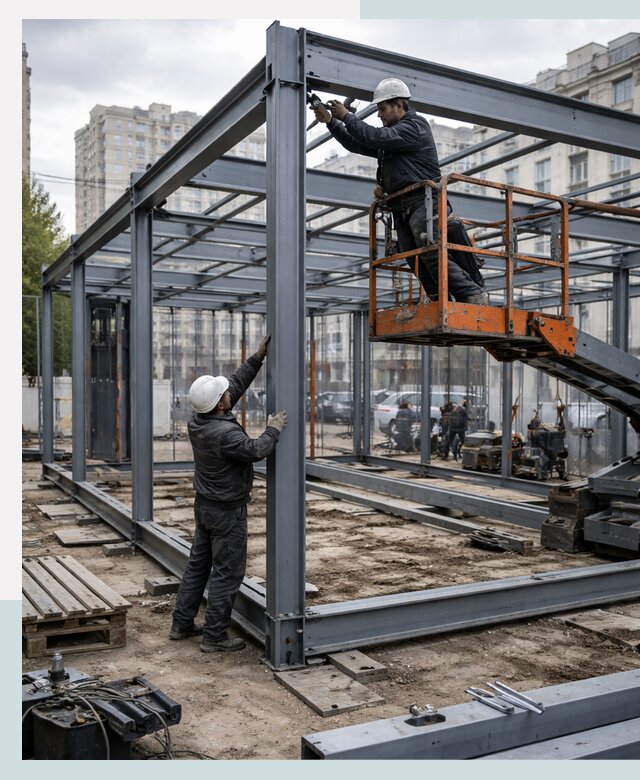 Строительство и монтаж торговых павильонов под ключ в Воткинске