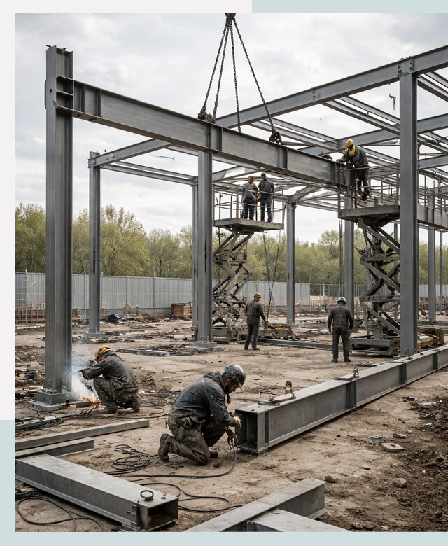 Строительство выставочных павильонов из металлоконструкций в Воткинске